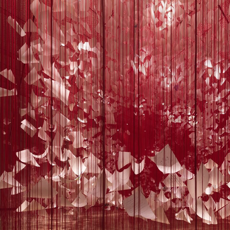 Chiharu Shiota. Share the story of your home - Azkuna Zentroa